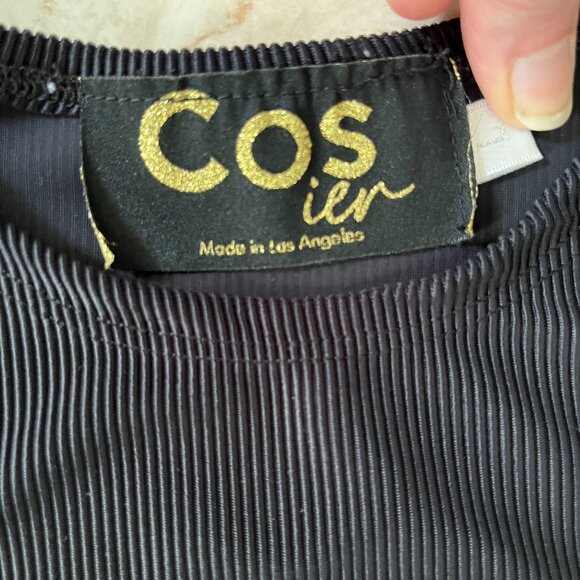 NWT COS Sz L (fits s/m) Ribbed Cropped Tank Bundle One Brown One Black - Picture 4 of 6